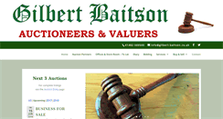 Desktop Screenshot of gilbert-baitson.co.uk